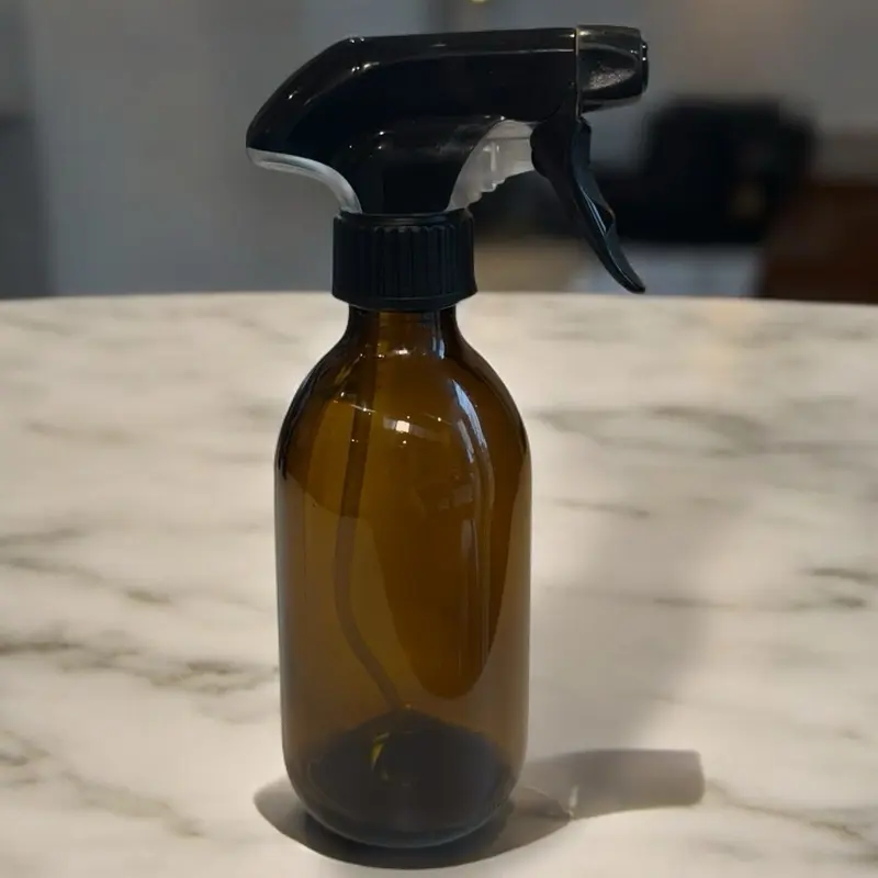 250ml Glass Bottle - Multi-Purpose Trigger Spray Bottle for Kitchen and Home Cleaning Supplies - Containers 0