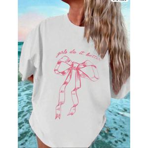 Girls Do It Better Coquette Bow T-Shirt