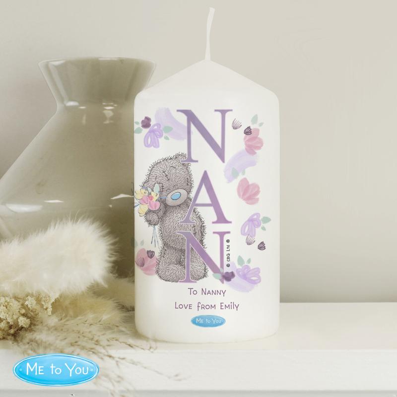 Personalised Me to You NAN Pillar Candle 0