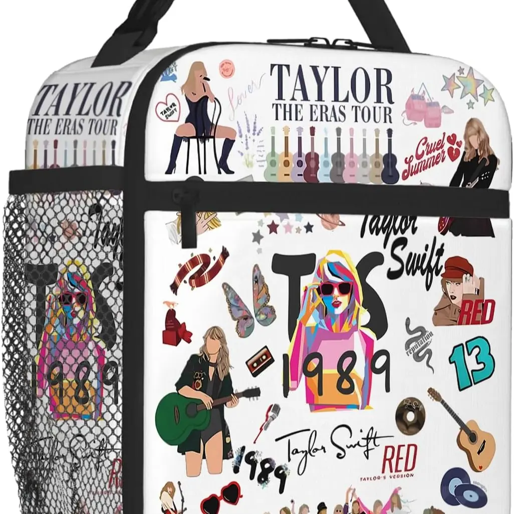 Taylor Swift Insulated Lunch Bag Box & 1 FREE CUSHION COVER New 45x45