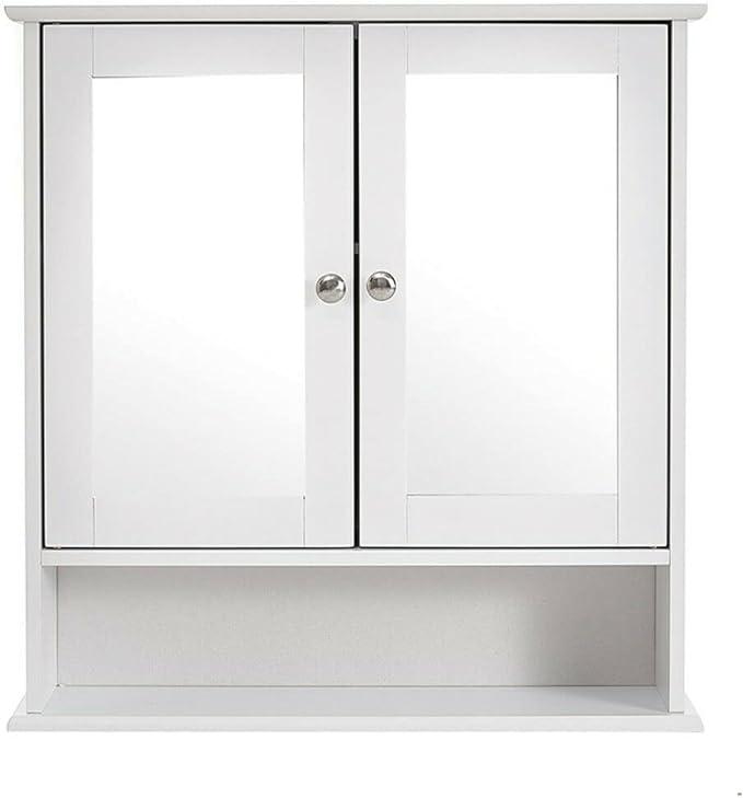 Homme Concept - Wall-Mounted Mirrors Cabinet, Bathroom Storage Unit, Bathroom Mirror With Shelf flat packed. 4