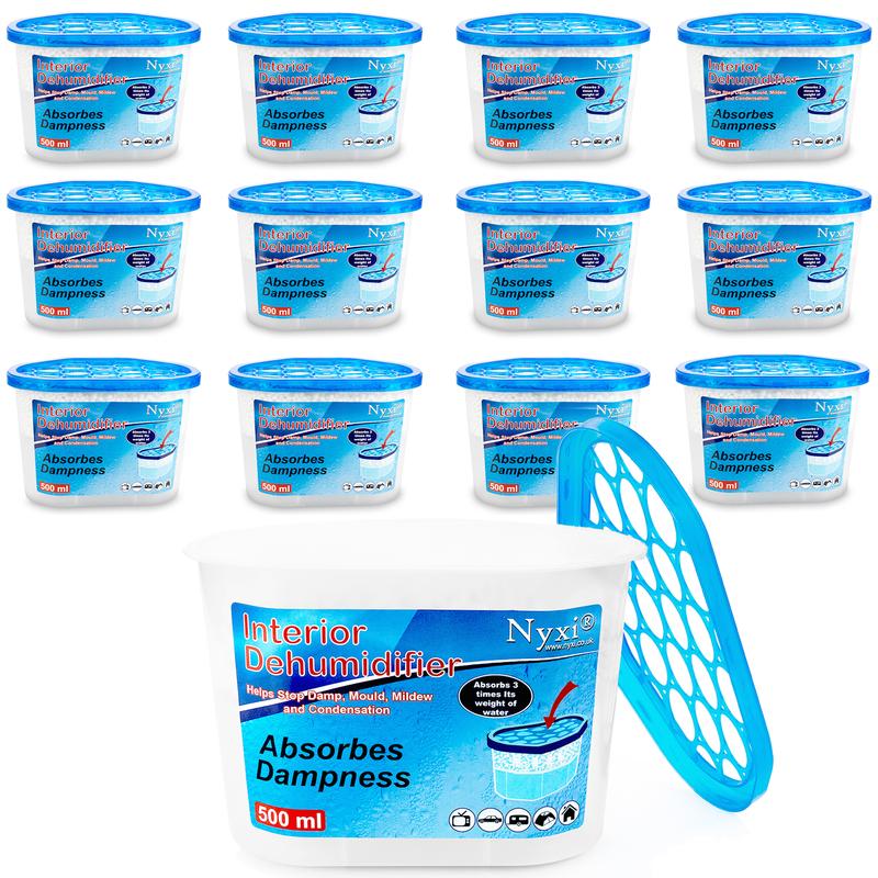 Nyxi Dehumidifier Interior 500 ml Each Unit - Ideal to stop damp & condensation 1