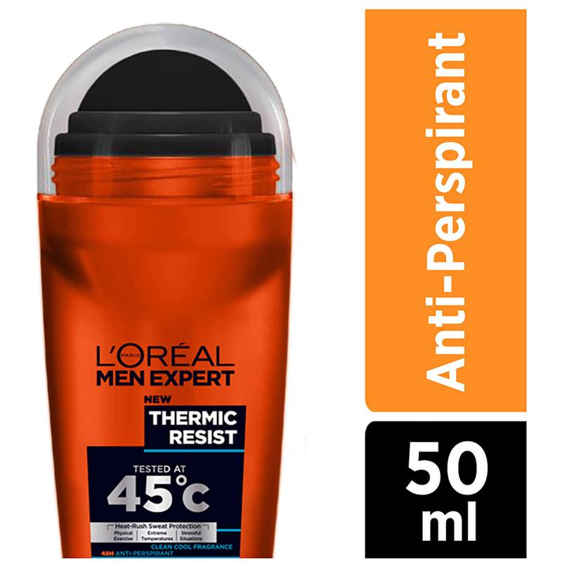 L'Oréal Men Expert Thermic Resist 48H Roll On Anti-Perspirant Deodorant 50ml 1
