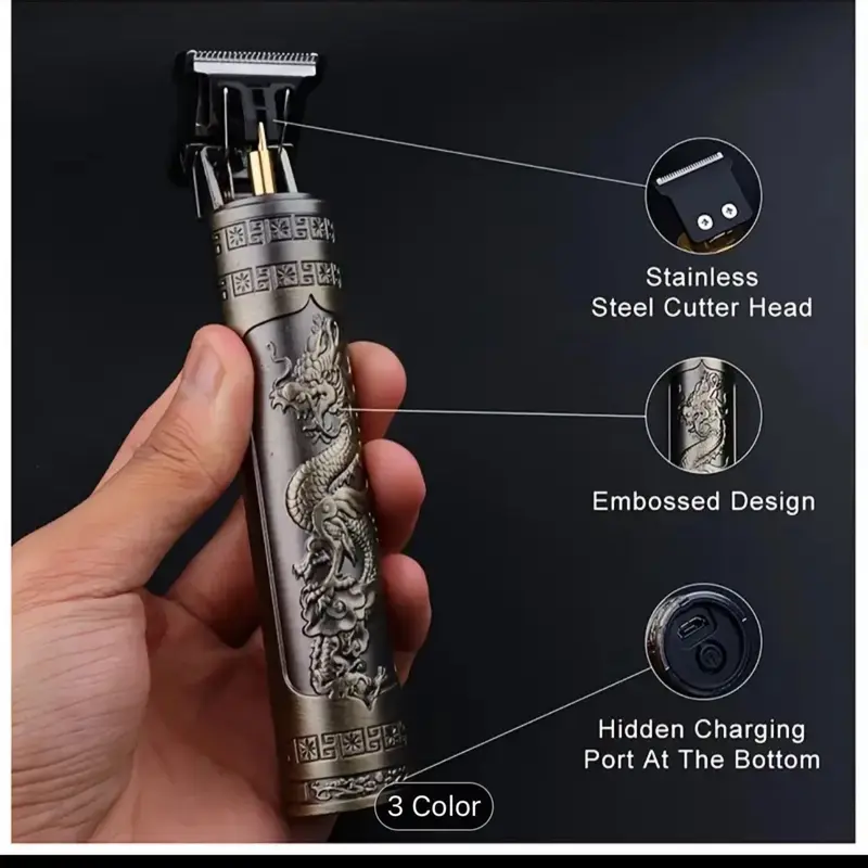 Professional Vintage T9 Trimmers Machine Men's Hair Clippers Shaver Cordless Beard Electric Great 8