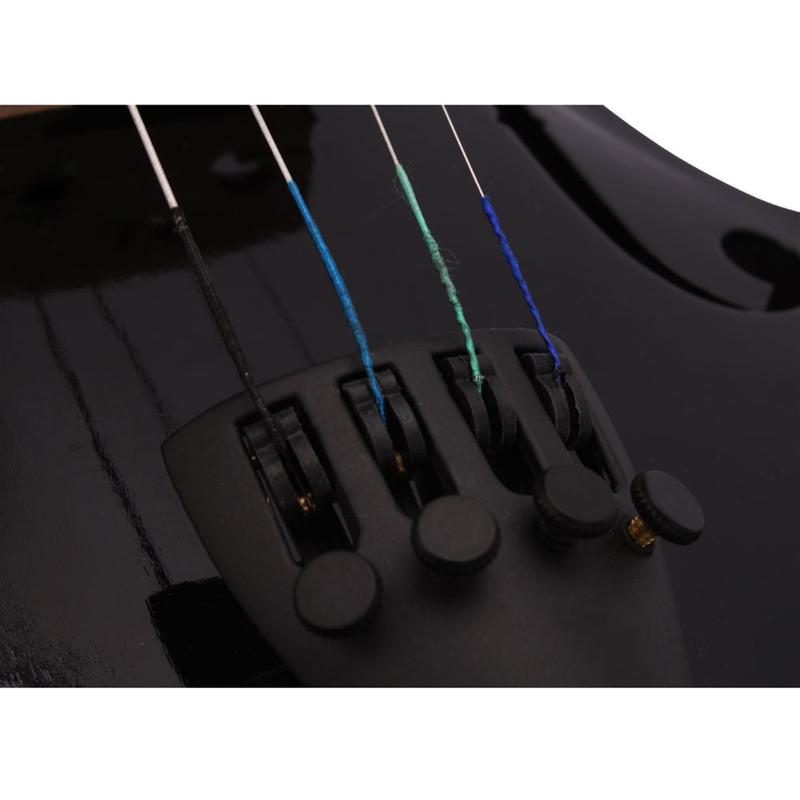 Product Introduction of New 4/4 Acoustic Violin Case Bow Rosin Black 26
