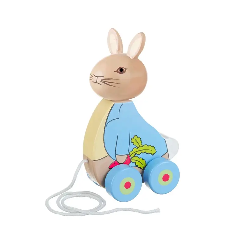 Wooden Peter Rabbit Pull Along by Orange Tree Toys 4