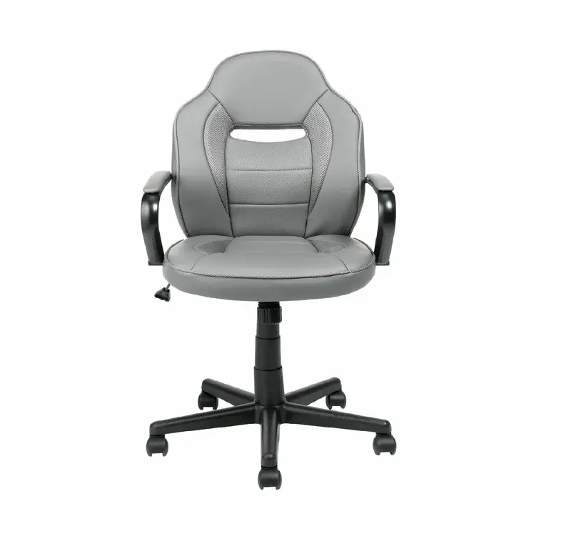 Argos Home Faux Leather Gaming Chair - Grey 0