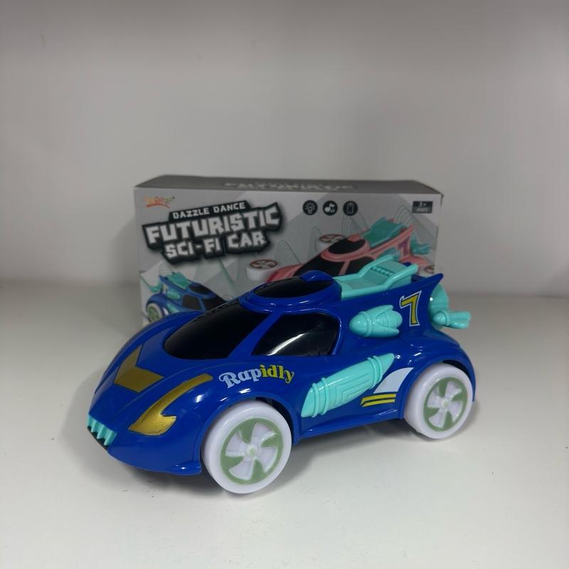 Futuristic 360 Spinning Flying Car with Lights and Sounds - Battery Operated 4