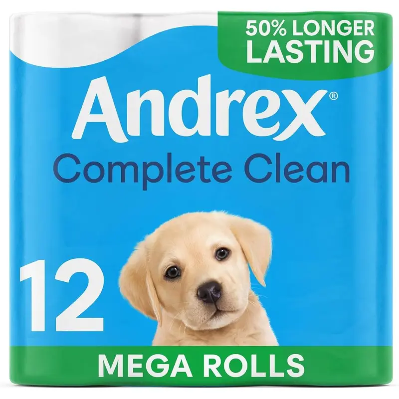 Complete Clean Toilet Tissue; 12 Mega Toilet Rolls = 18 Rolls with Unique 3D Wave Texture for a Proven, Effective Clean Pack Cleaning Wipes 0