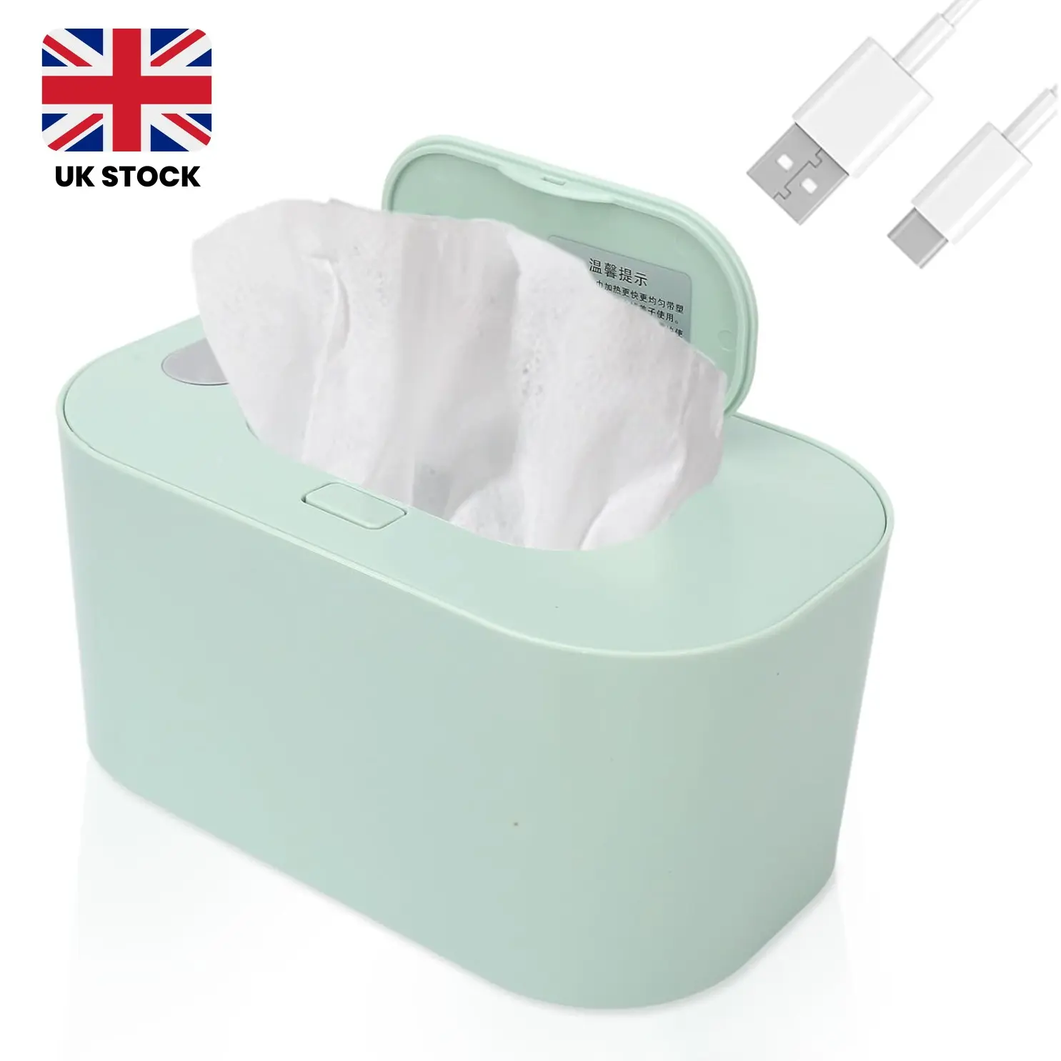 Baby Wipe Warmer Large Capacity Baby Wet Wipes Warmer Dispenser USB Powered, Keep Wipes Warm & Moist, Ideal for Newborns, Gentle on Baby's Skin, Convenient & Portable Baby Care, Safe & Efficient, Perfect for Diaper Bag, Home & Travel Use