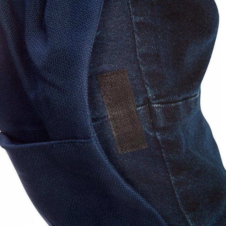 Mens Slim Fit Stretch Heavy Duty Work Jeans With Knee Pad Pockets Denim Multi Pockets Combat Cargo Trousers 7