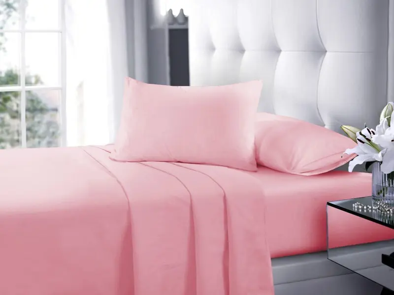 Poly Cotton Fitted Sheets 25cm/10" Deep | Luxury Plain Soft Bed Sheets PolyCotton Hotel Quality Finest Fitted Bed Sheets | Shrinkage & Fade Resistant Percale Quality Fitted Sheets | Double Brushed Microfibre | Non Iron Warm Easy Care Machine Washable 8