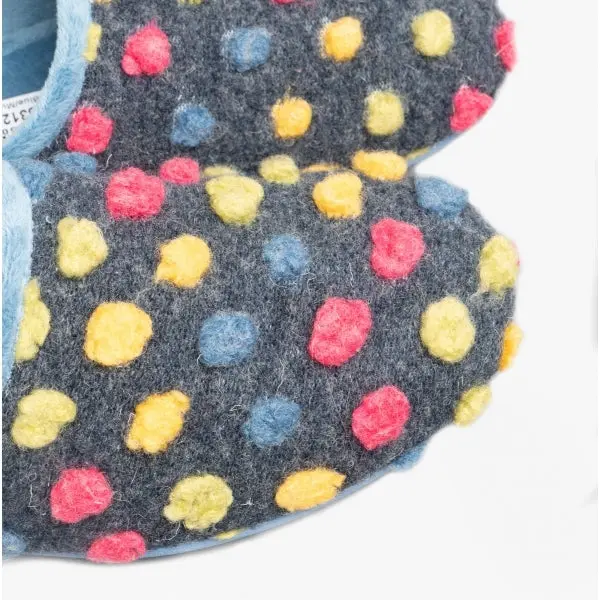 Sleepers AMY Womens Mule Slippers Blue Casual 4