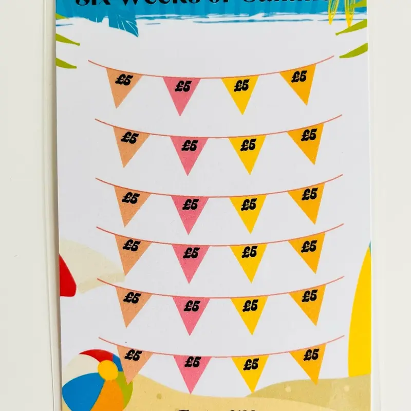Six Weeks Savings Challenge - Reusable, £5 1