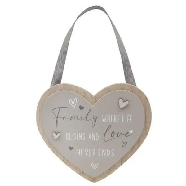 The Hanging Wood Family Plaque