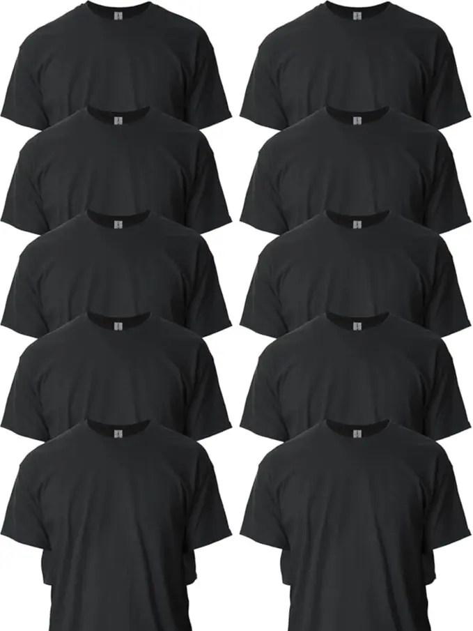 T-Shirt Summer Cotton T-shirt, Style Women's (Multipacks) Pack Of 2, Pack Of 4, Pack Of 6, Pack of 8,Pack Of 10 Breathable Casual