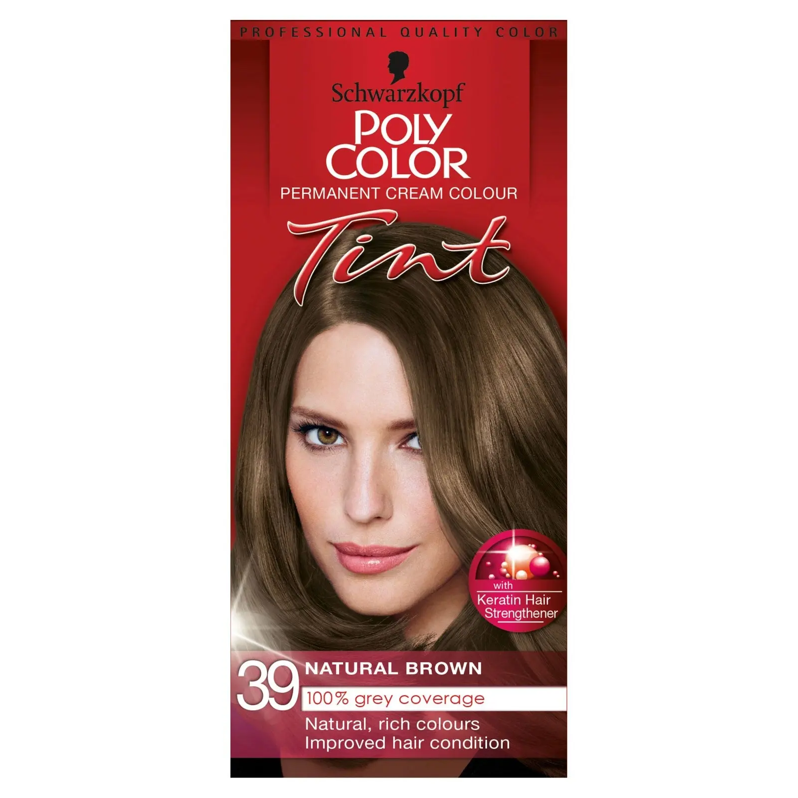 Schwarzkopf Poly Color Tint 39 Natural Brown Hair Dye - Haircare