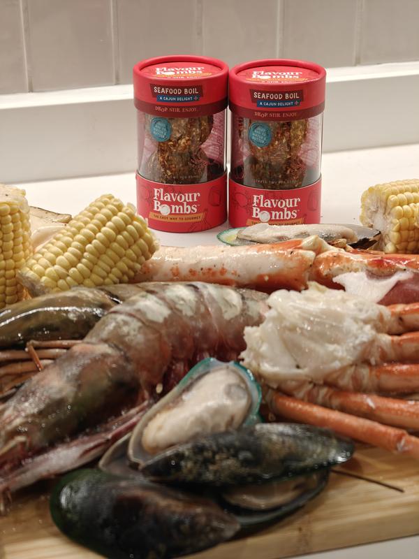 Seafood Boil Flavour Bomb - Twin Pack - Make a cajun garlic sauce 5