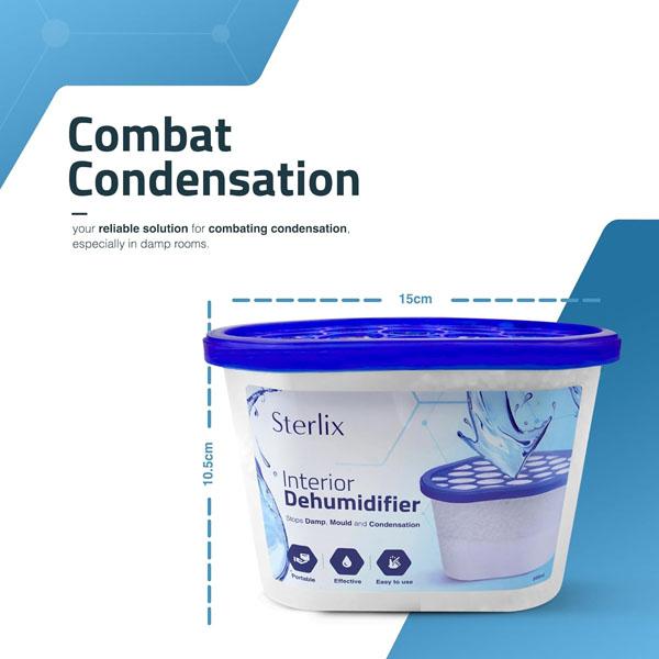 Sterlix Dehumidifier Tubs for Condensation,Humidity, Mould, Neutralising Odours Household Defense 4