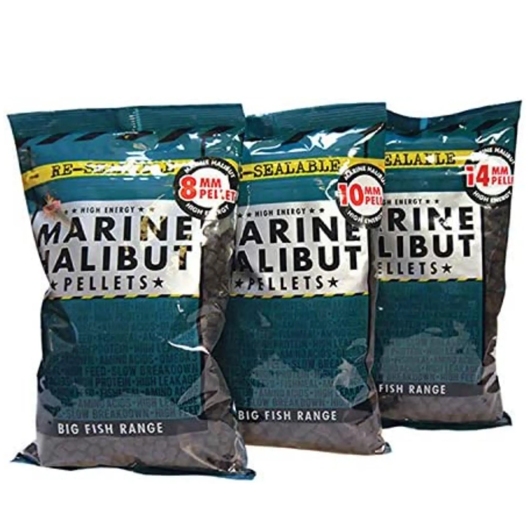 DYNAMITE BAITS MARINE HALIBUT PELLETS 900G BAG