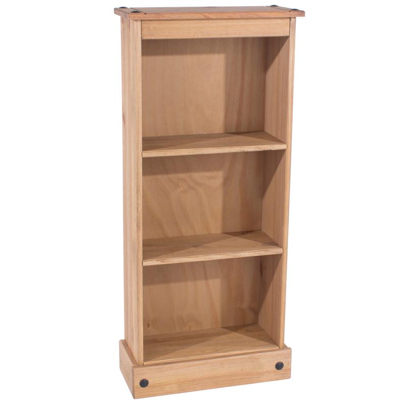 Dark Wood Finish Bookcase with Adjustable Shelves - 3 Colours Available 2