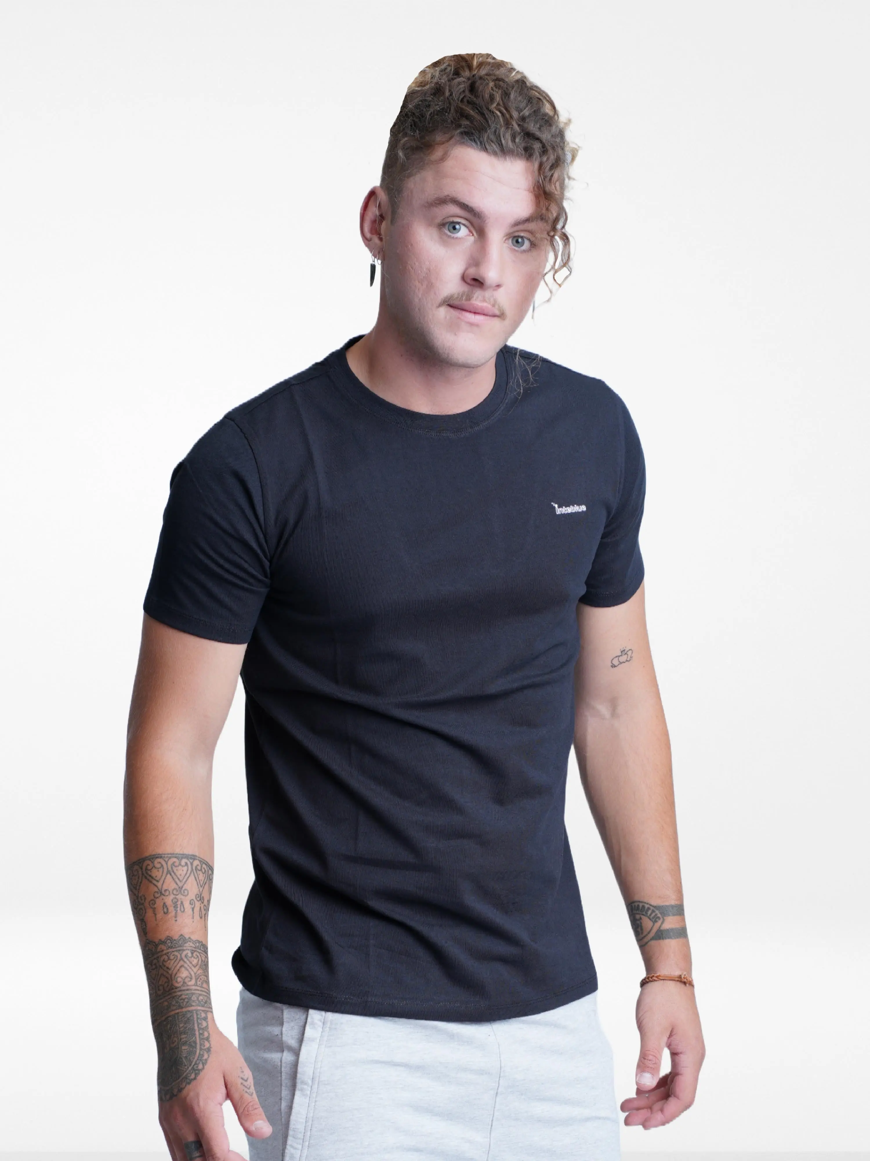 Men's Slim Fit T-Shirt Casual Cotton Fashion Menswear