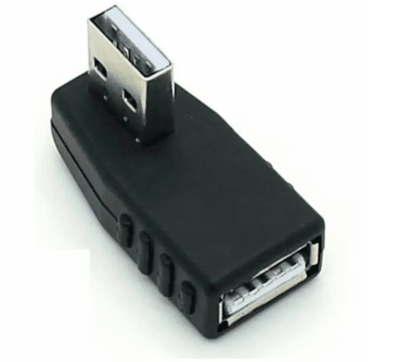 USB 2.0 A Male to Female 90° Angled Extension Adapter 6