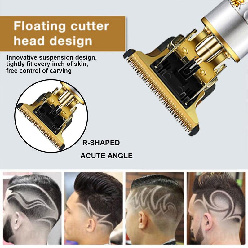 Mens Hair Clippers Shaver Trimmers Machine Cordless Beard Electric Haircut Handle 5