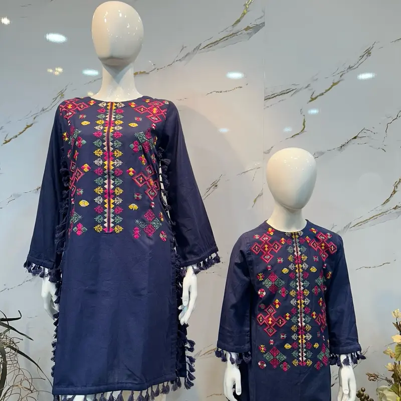 Menaal's Women's Cambric Embroidered Kurta Top - Stylish Women's Shirt for Any Occasion - Shirts, Womenswear 3