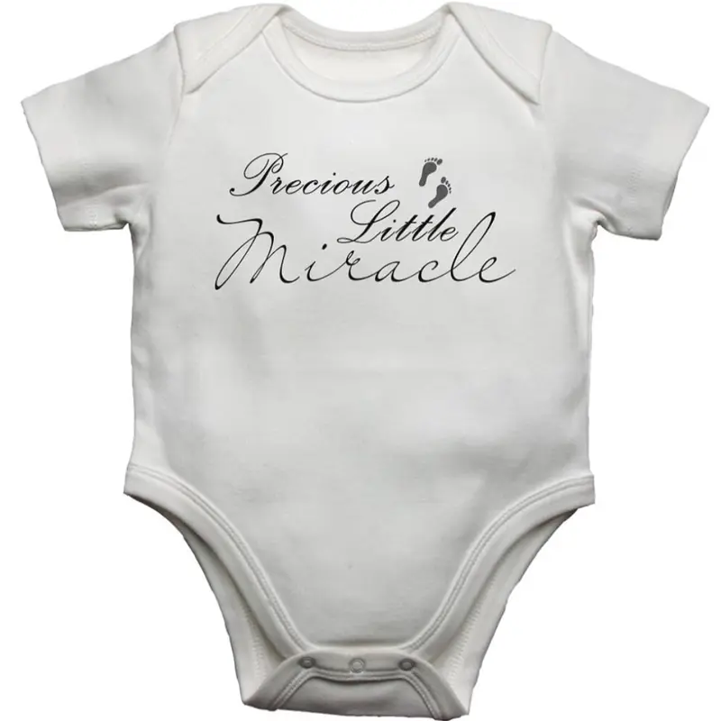 Soft and Personalised Baby Vest with Round Neckline and Snap Closure for Easy Changing - Baby & Maternity - Baby Clothing & Shoes - Bodysuits & One-pieces 4