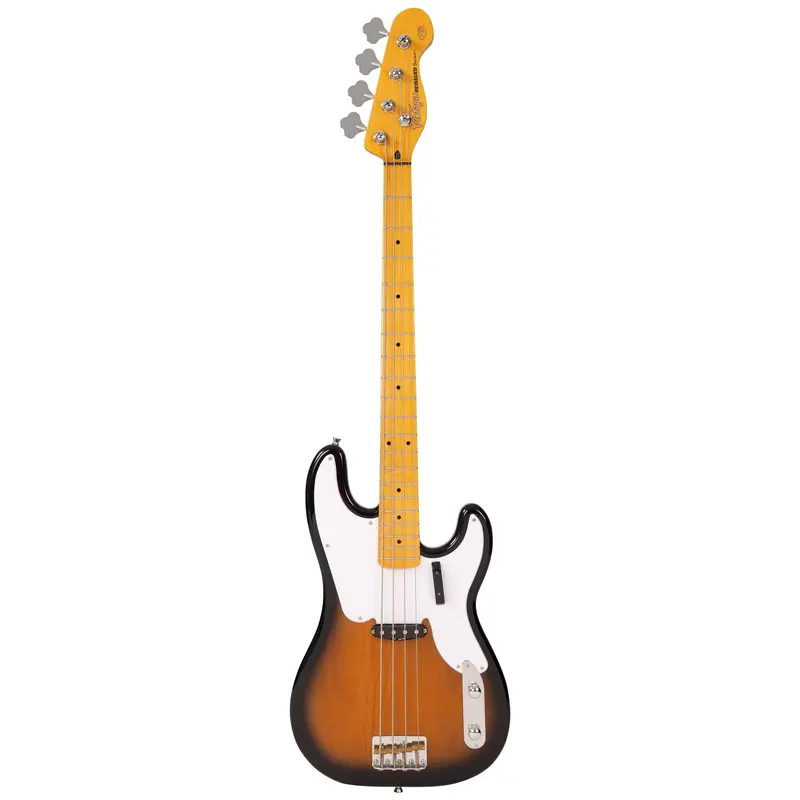 Vintage V51 ReIssued Bass Guitar ~ 2 Tone Sunburst 2