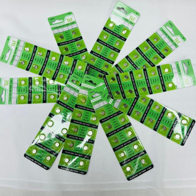 100x AG1 364 Alkaline 1.5v Battery LR60 LR621 SR621W Coin Cell Remote Watch Accessories Phone Smartphone 7