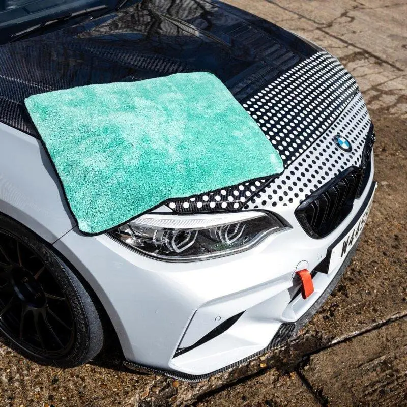 Auto Finesse Aqua Deluxe Microfibre Car Drying Towel - Super-plush, Ultra-dense 1200GSM Pile & Super-absorbent - Safe & Non-scratching on All Exterior Surfaces 700 x 500mm drying towel 6