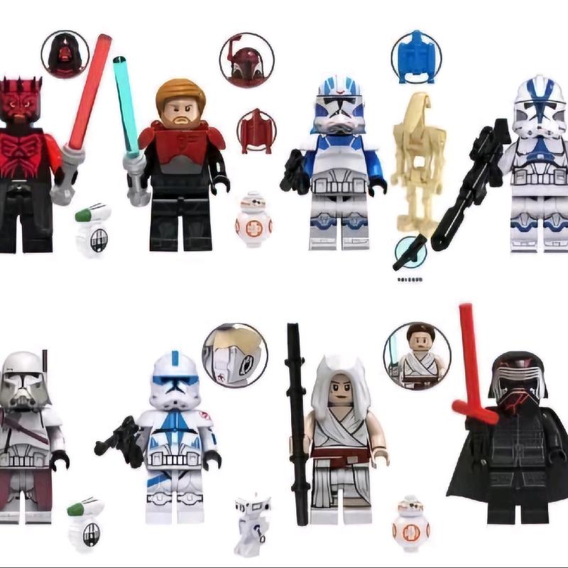 space wars minifigures set building blocks 0