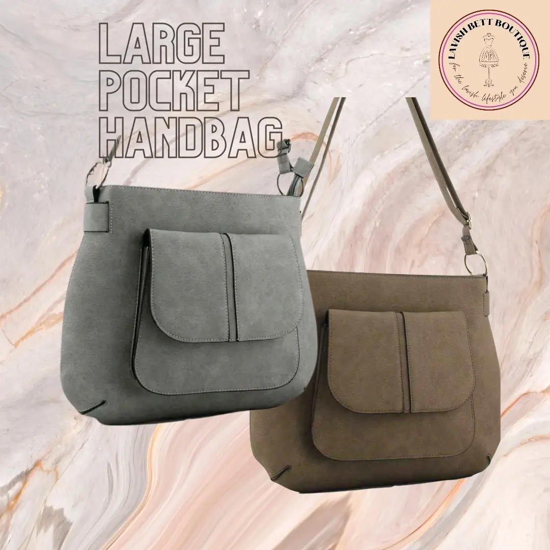 FRONT POCKET LARGE HANDBAG