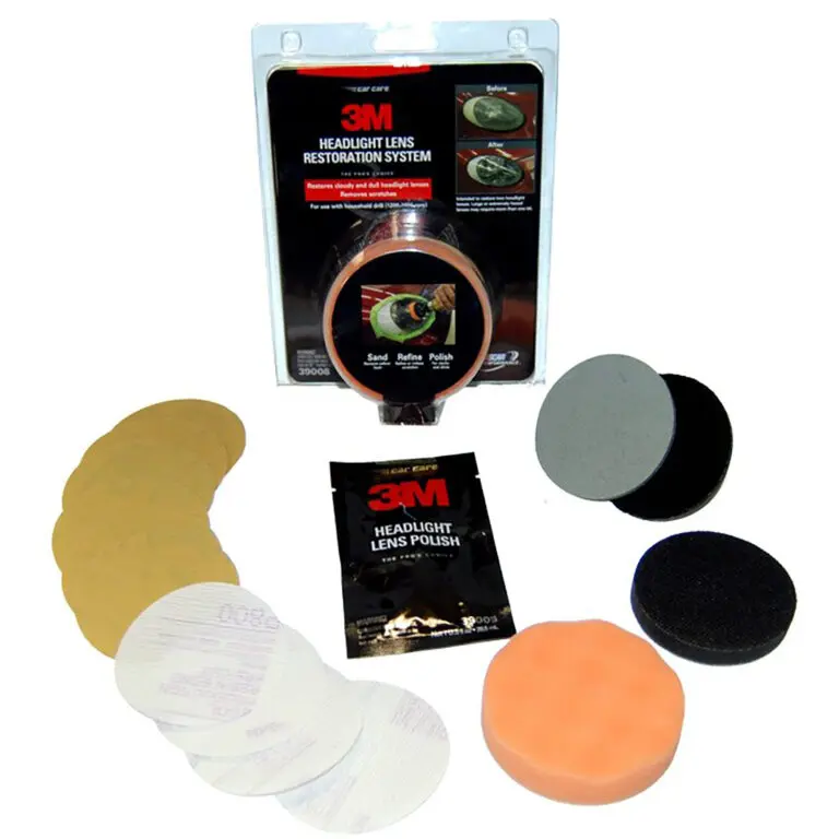 3M Headlight Restoration Kit (39073) with complete step-by-step instructions.