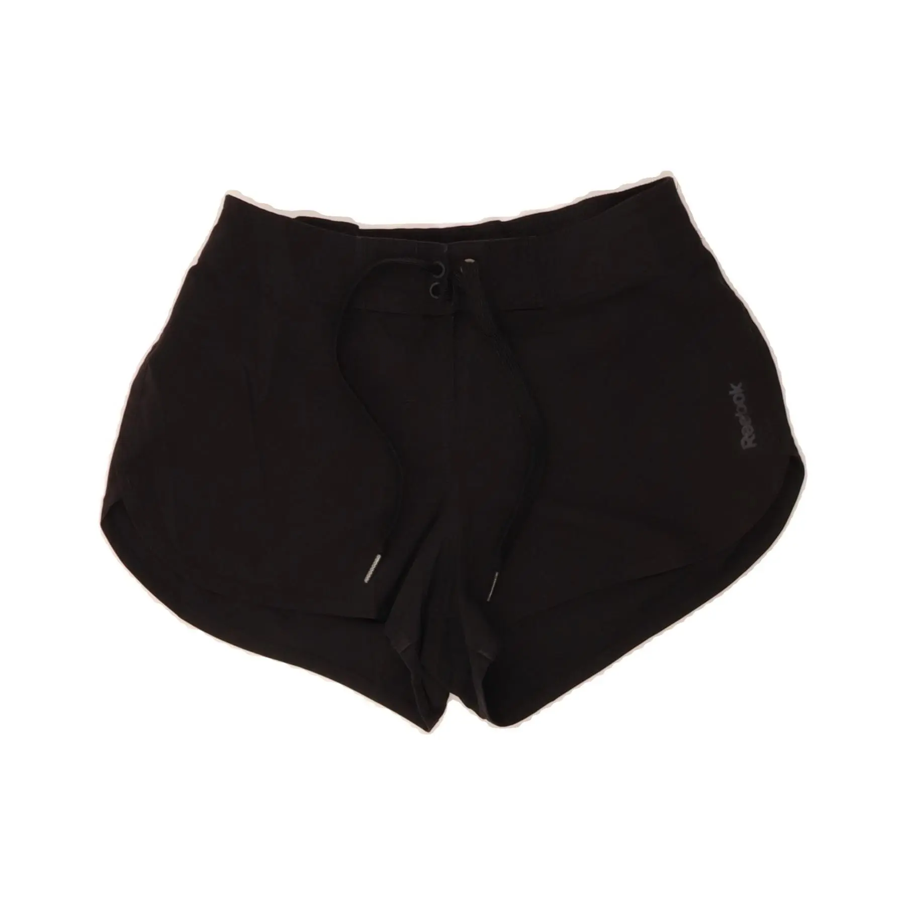 Pre-Owned Vintage REEBOK Womens Swimming Shorts UK 4/6 XS Black Polyester