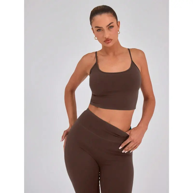 Musera Sport Longline Spaghetti Crop Top Only 0