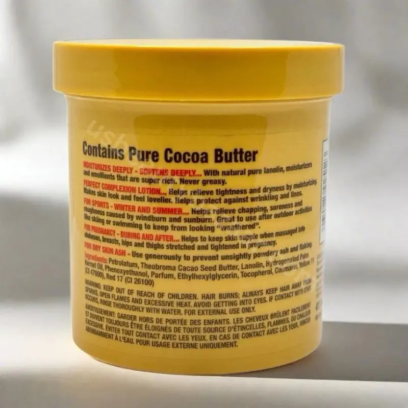 Red Fox Tub O' Butter Cocoa, Moisturizing Creme 12 oz 1