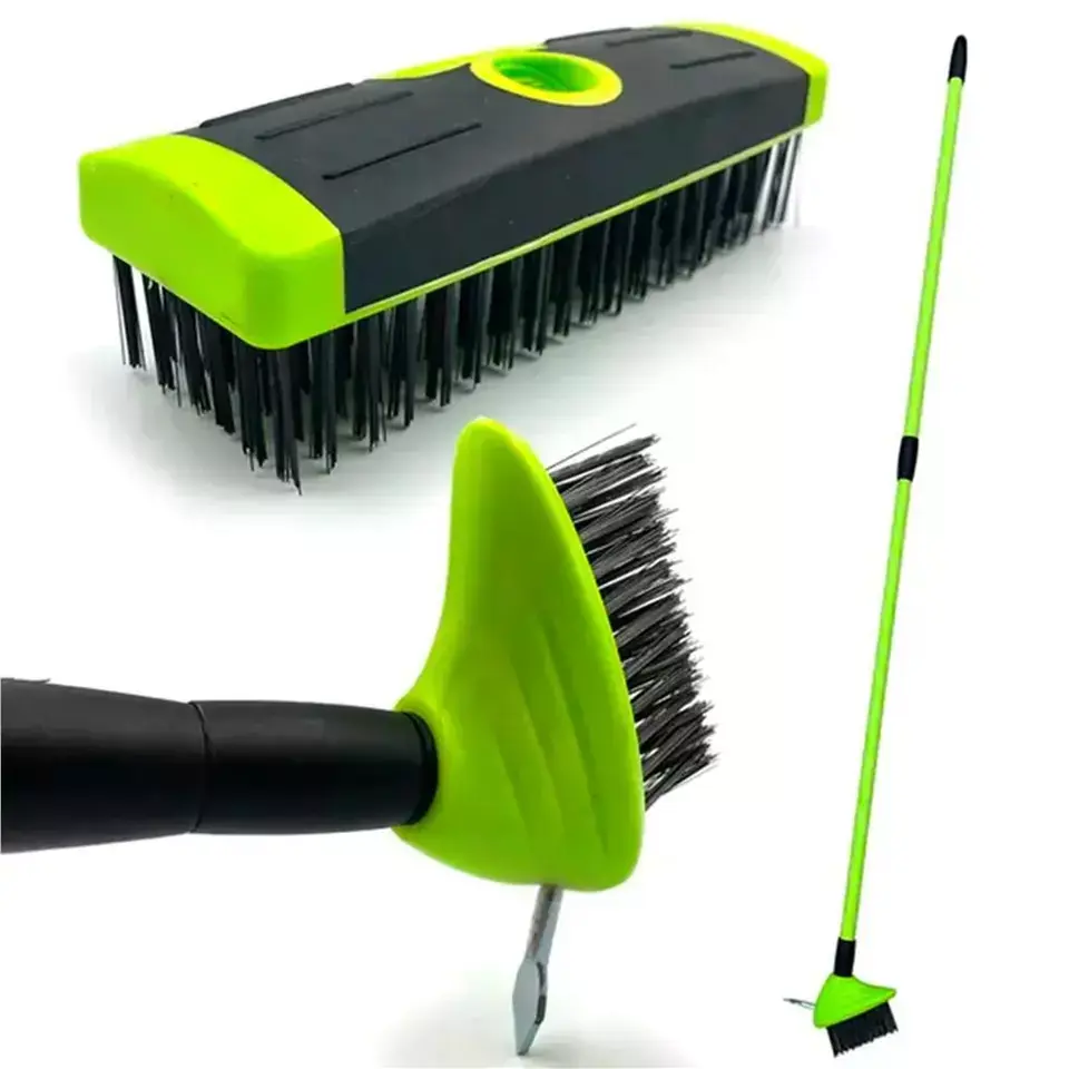 3 in 1 Patio Cleaning Brush & Weed Removal Set for Home and Garden- Easy to use
