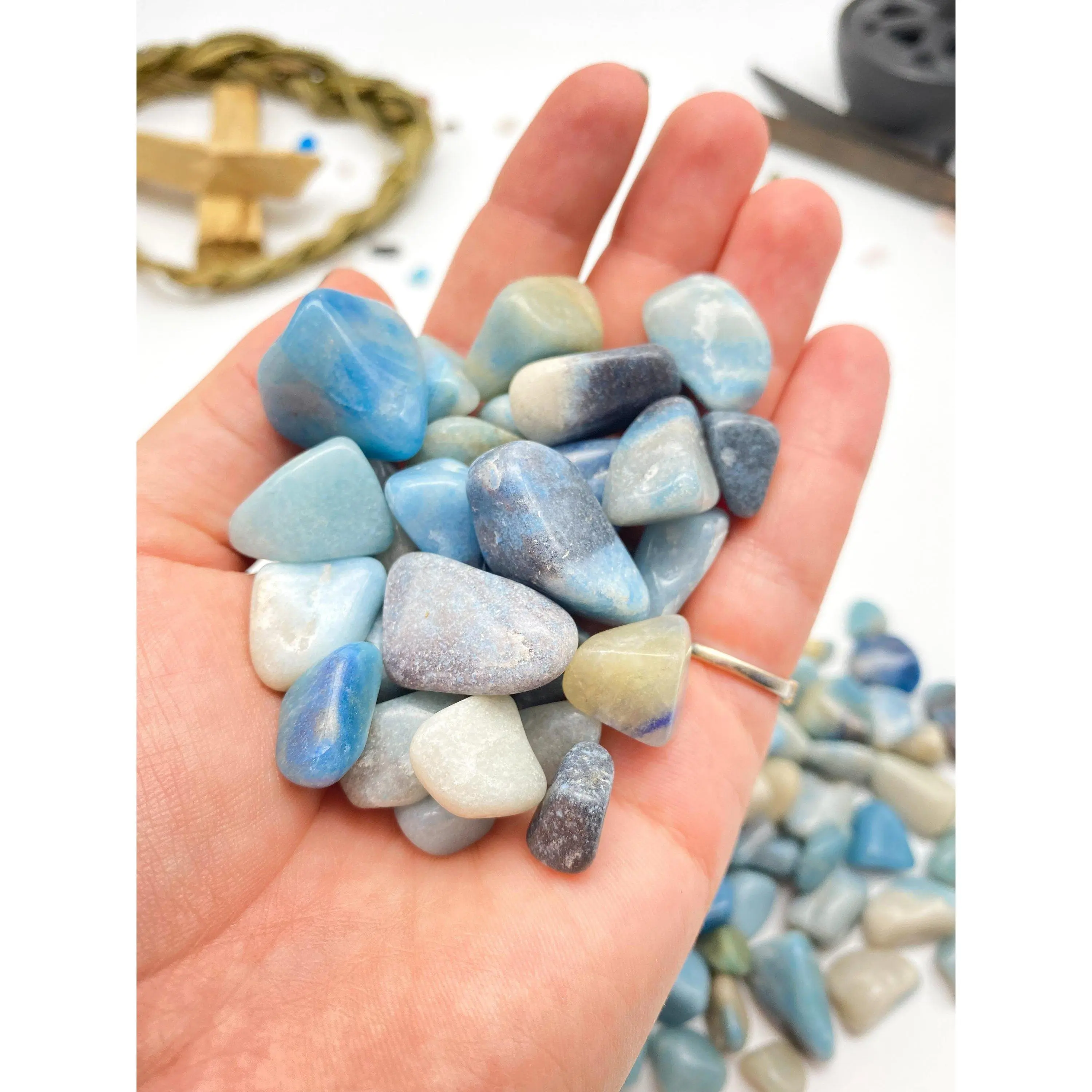 Trolleite Tumble Stones - Transformation and Inner Peace