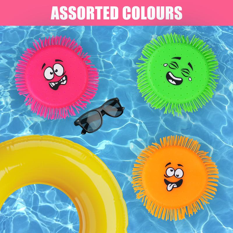 The Magic Toy Shop Water Absorbing Flying Disc Frisbee Toy - Soft Silicone, Floats on Water, Soaks Targets - Fun for Kids and Adults, Suitable for Summer, Swimming Pool and Beach Games 3