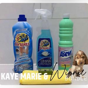 Kaye Marie & Winnie  Cleaning Bundle Household Pet Spanish cleaning