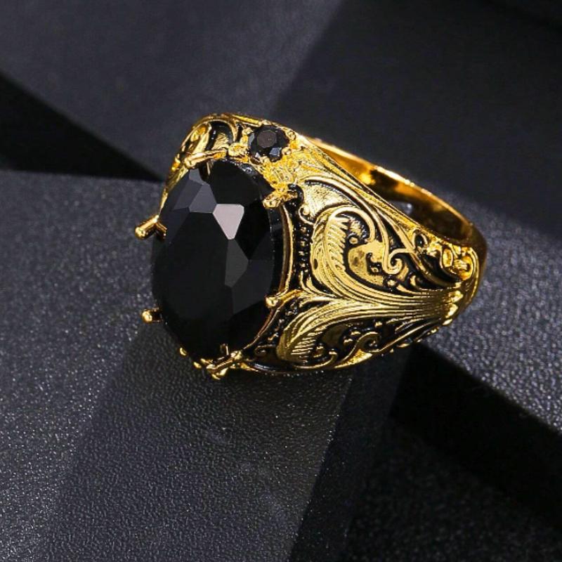 Men's Fashion Copper Alloy Rings, Wedding Ring Jewelry, Engagement Rings, Daily Accessories for Boyfriend Party, Father's Day, Christmas Gifts 6