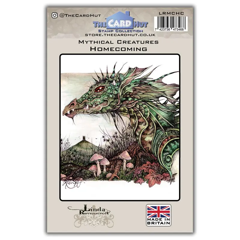 Linda Ravenscroft: Mythical Creatures - Dragon Stamp Collection 3