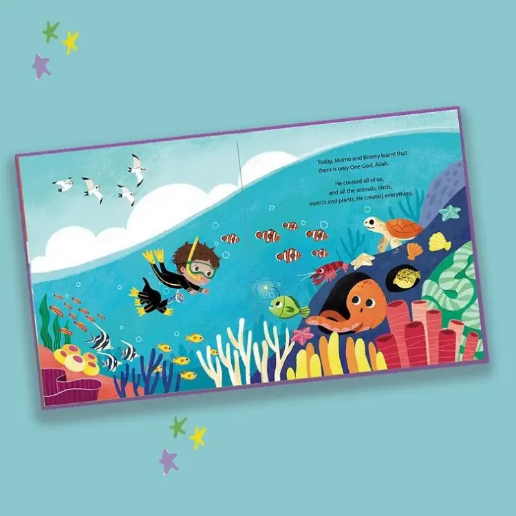 Momo & Bronty's First Book About Allah (Board Book) 2