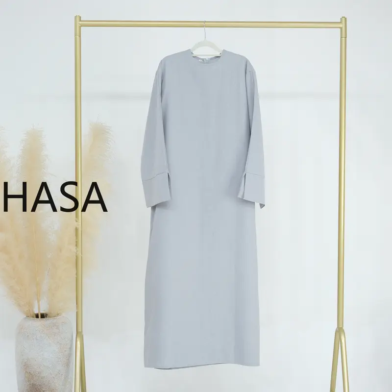 HASA HS4855 Casual Large-size Solid Color Dress, Low-key Fashion Sense 7