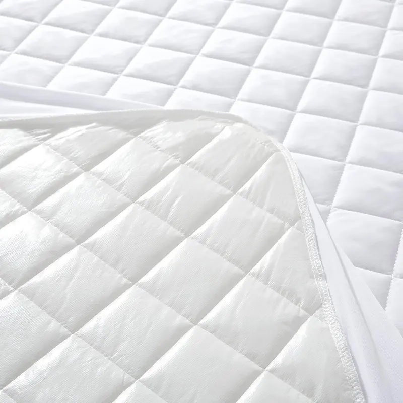 Quilted Mattress Protectors 100% Waterproof Super Soft Cosy Anti Allergy, Non-Noisy and Comfortable Fitted Style Made Of Microfiber Matress Protectors Bed Cover Available In White Colors Sizes ( Moses, Single, 4FT/Small Double, Double, King, Super King) 8