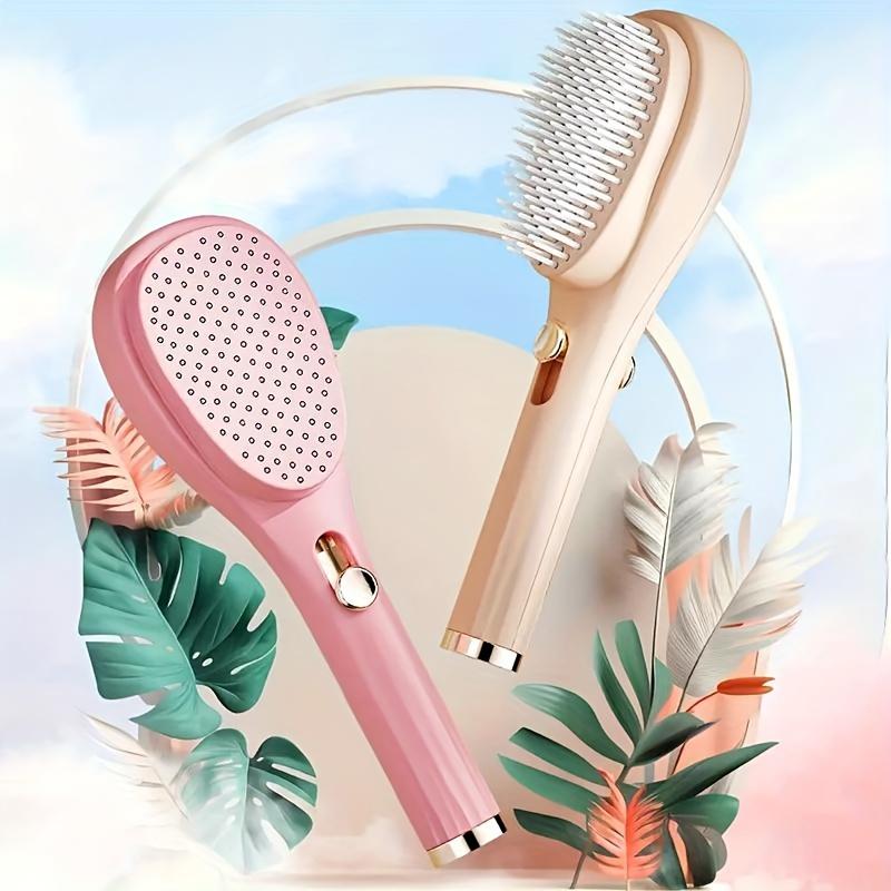 Product Introduction of 1pcs Magic Retractable Hair Comb-Anti-Static Scalp Massaging & Detangling Brush for All Hair Types Holiday Gift Box Beauty Tool 4