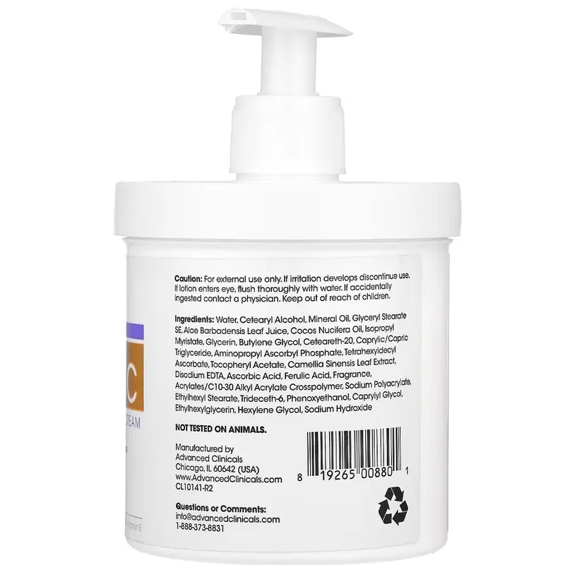 Advance Clinical brightening moisturising vitamin C body cream Skin Care Moisture Nourishing 2